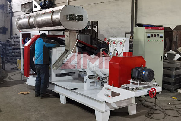new extruder fish feed making machine